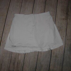 Artengo Decathlon White Pickle Ball Tennis Skort S